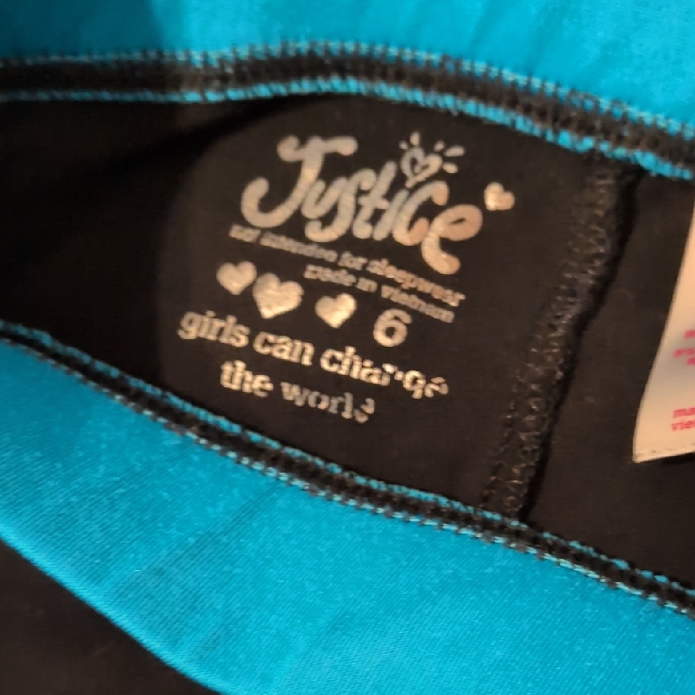 Justice Blue Cheer Hoodie Legging Set - Picture 6 of 8
